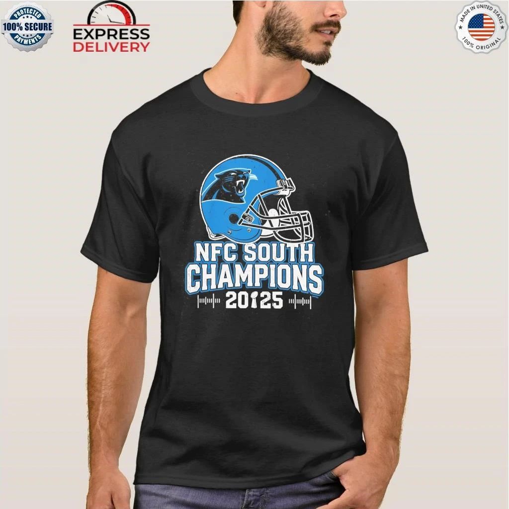 Carolina Panthers NFC South 2025 Champions Shirt