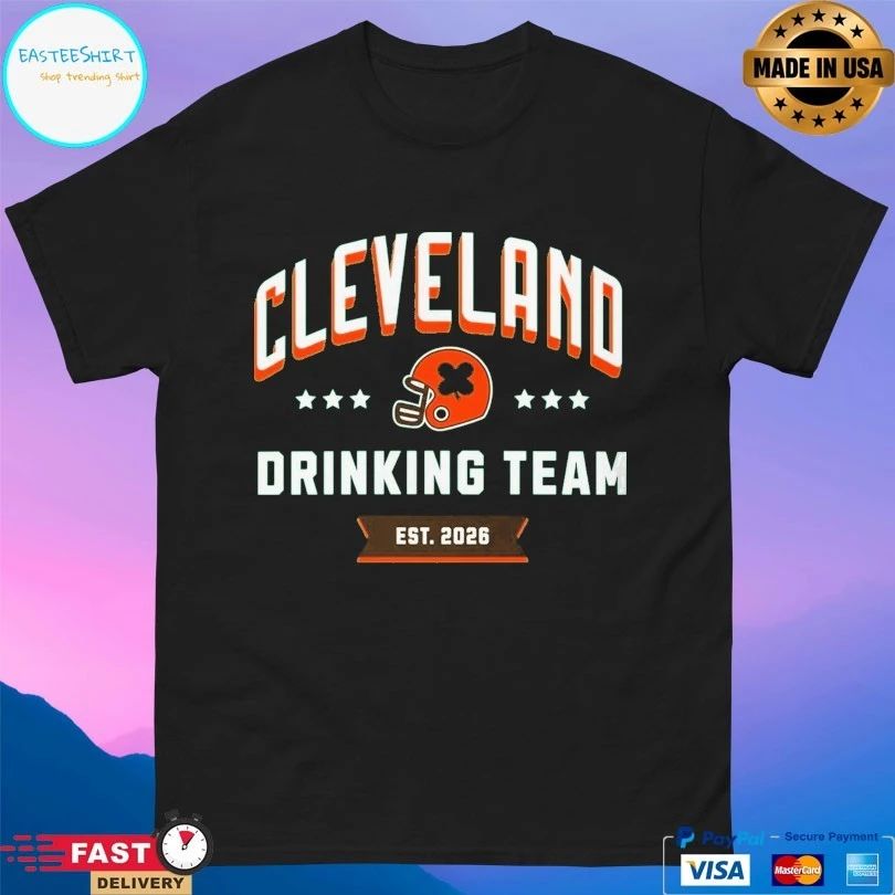 Cleveland Browns Drinking Team Est 2026 T-shirts