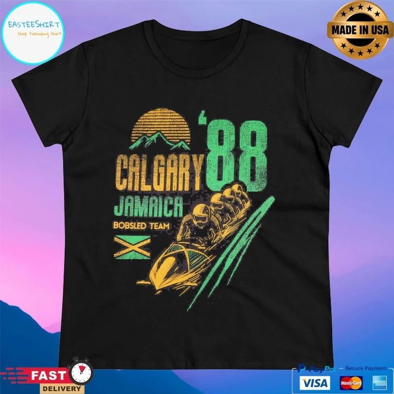 Calgary 88 Jamaican Bobsled Team T-shirt