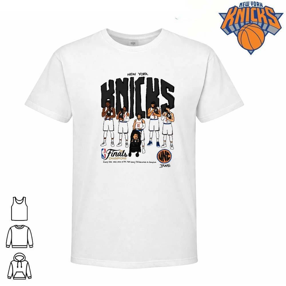 New York Knicks Champions NBA 2026 Finals Champions Players Cradling Babies Cartoon Shirt