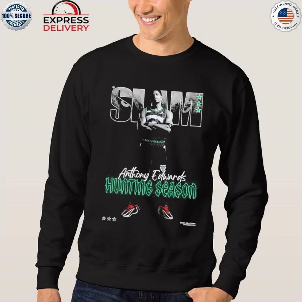 Anthony Edwards Minnesota Timberwolves SLAM Cover Shirt