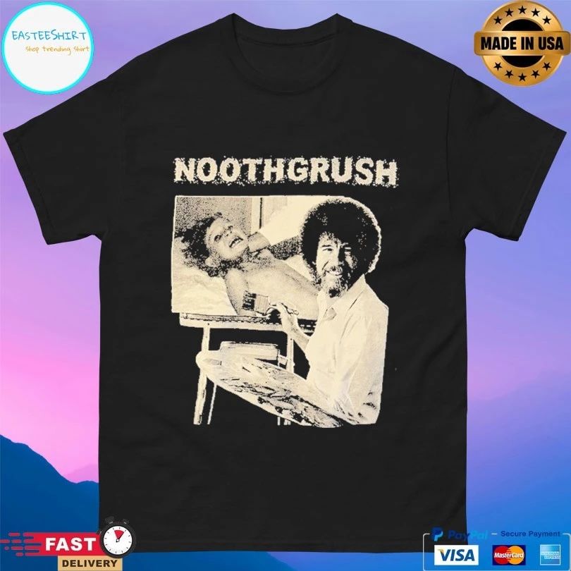 Noothgrush Bob Ross Rabid Kid T-shirts