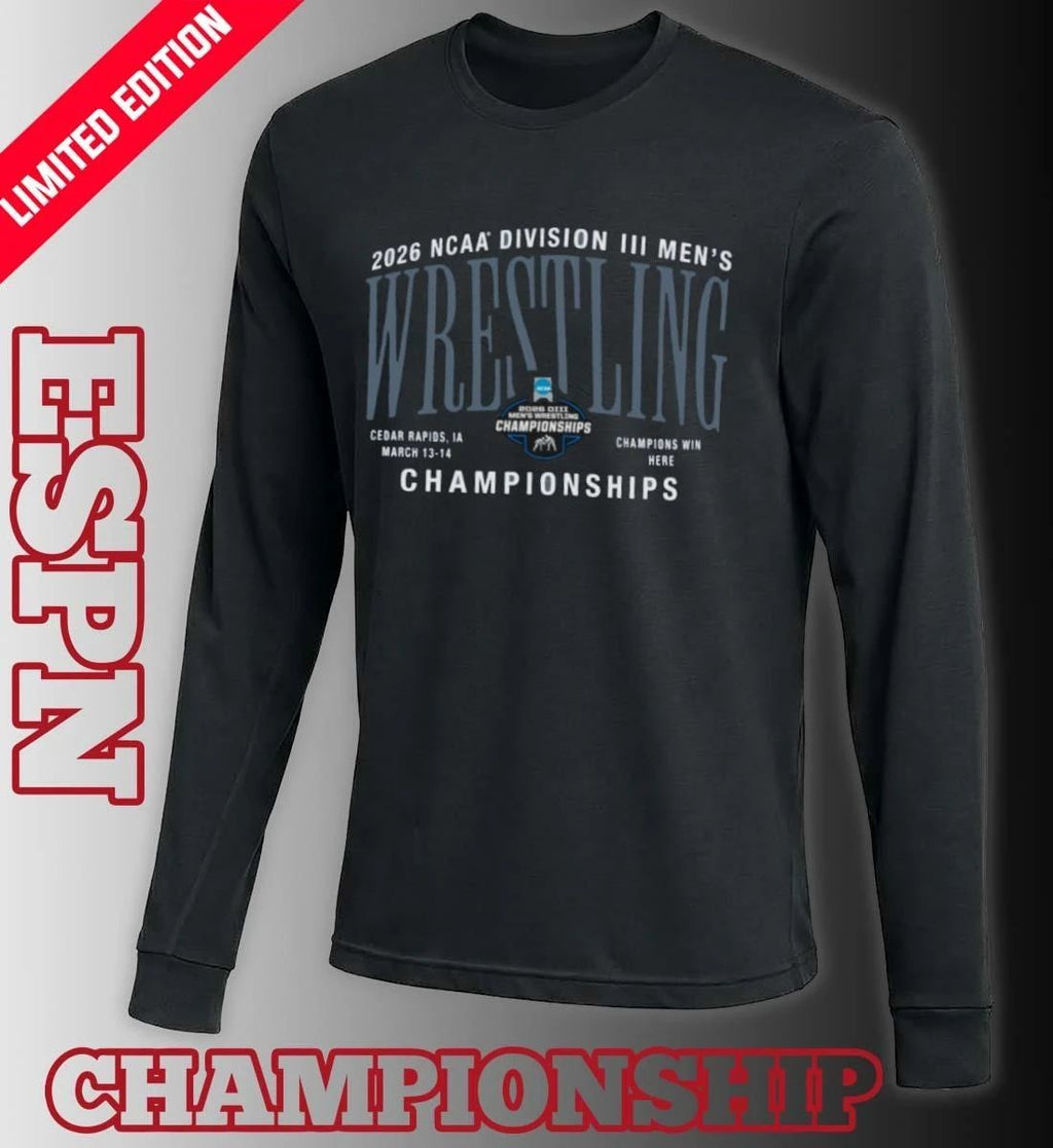 March 13-14 2026 NCAA DIII Wrestling Championships T-Shirt