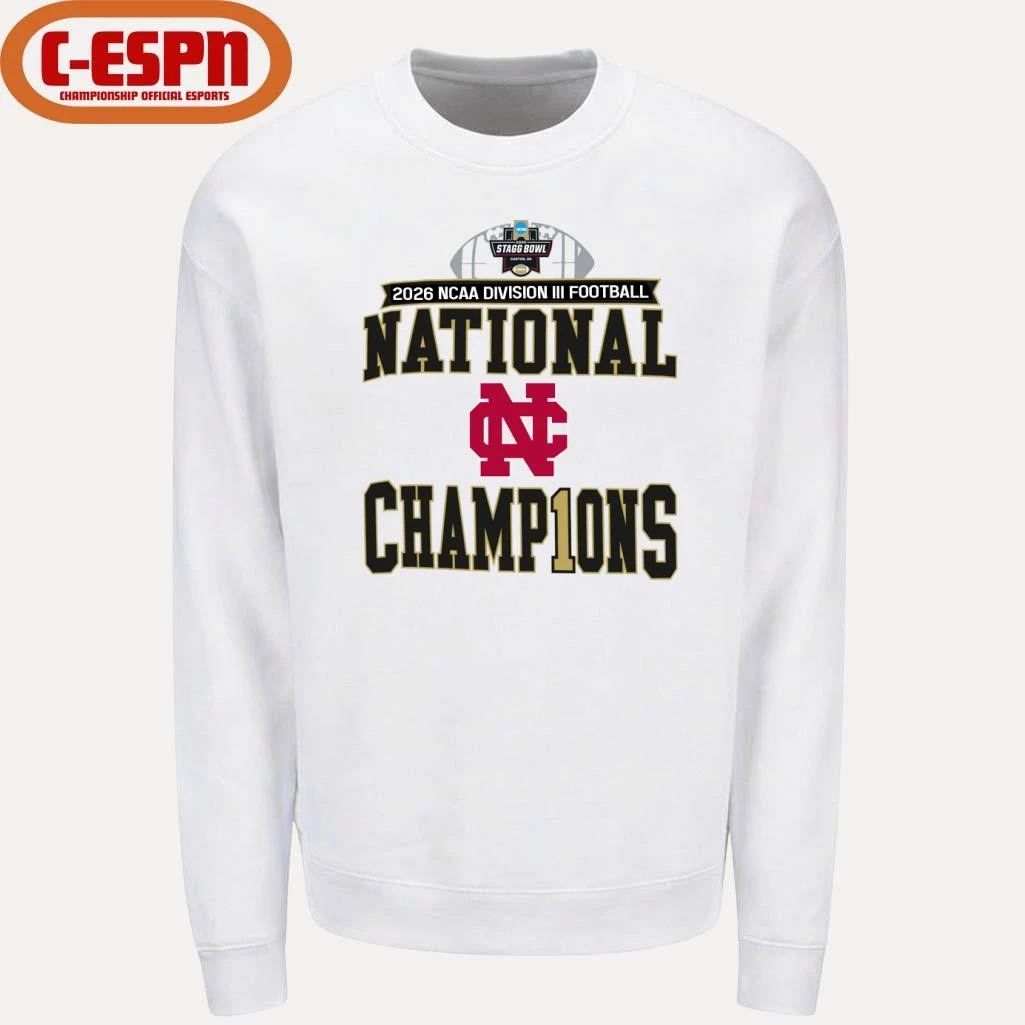 North Central College 2026 NCAA DIII Football National Champions Locker Room T-Shirt