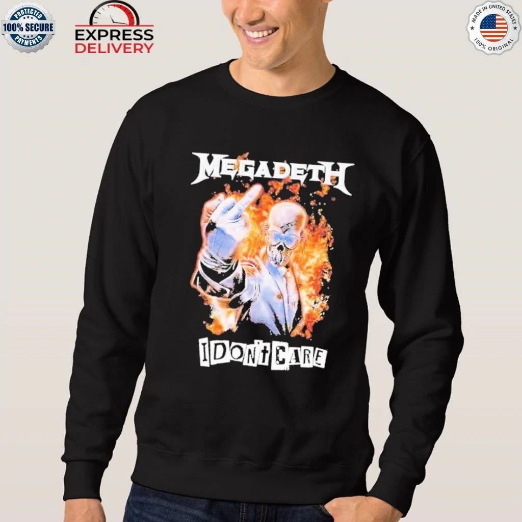Megadeth I Don’t Care Ransom Note Shirt