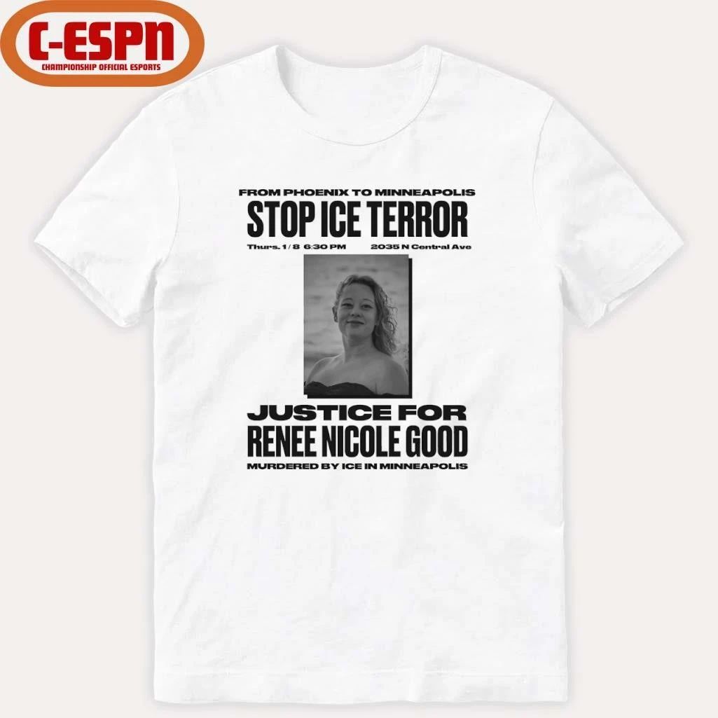 Stop Ice Terror Justice For Rene Nicole Good T-Shirt