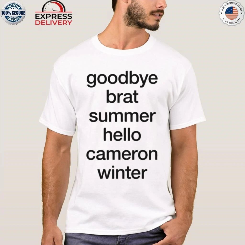 Goodbye Album Summer Hello Artist Winter Shirt