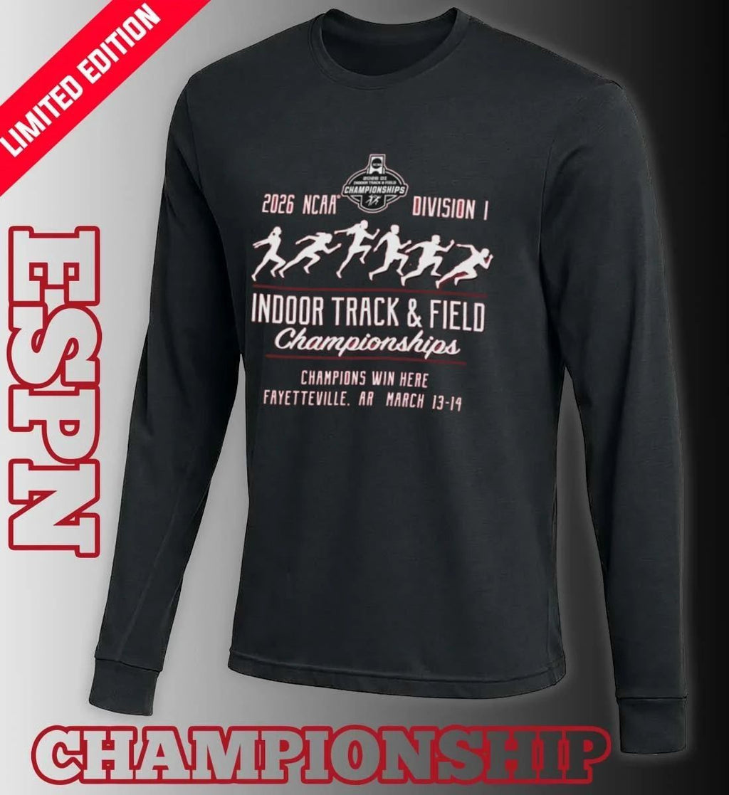 Champions Win Here 2026 NCAA DI Indoor Track & Field Championship Shirt