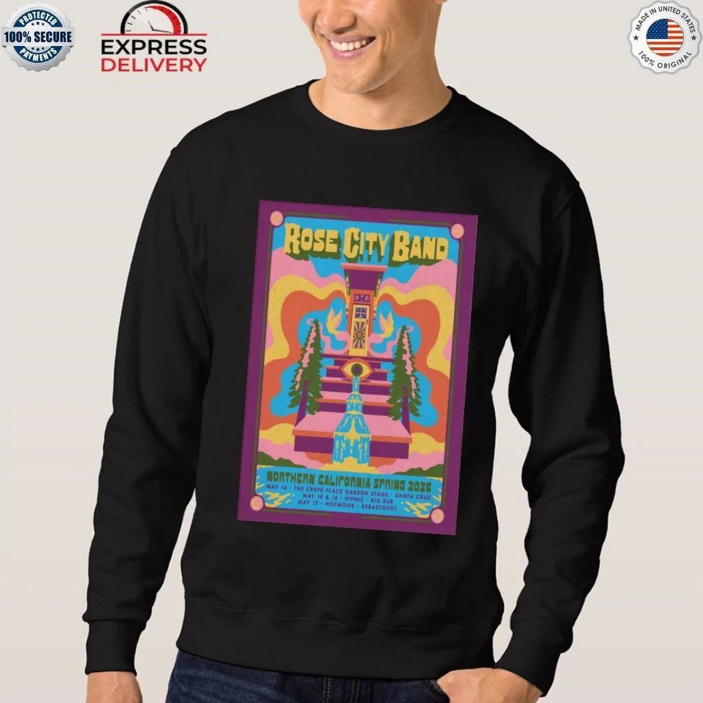 Rose City Band Tour Northern California Spring 26 Shirt