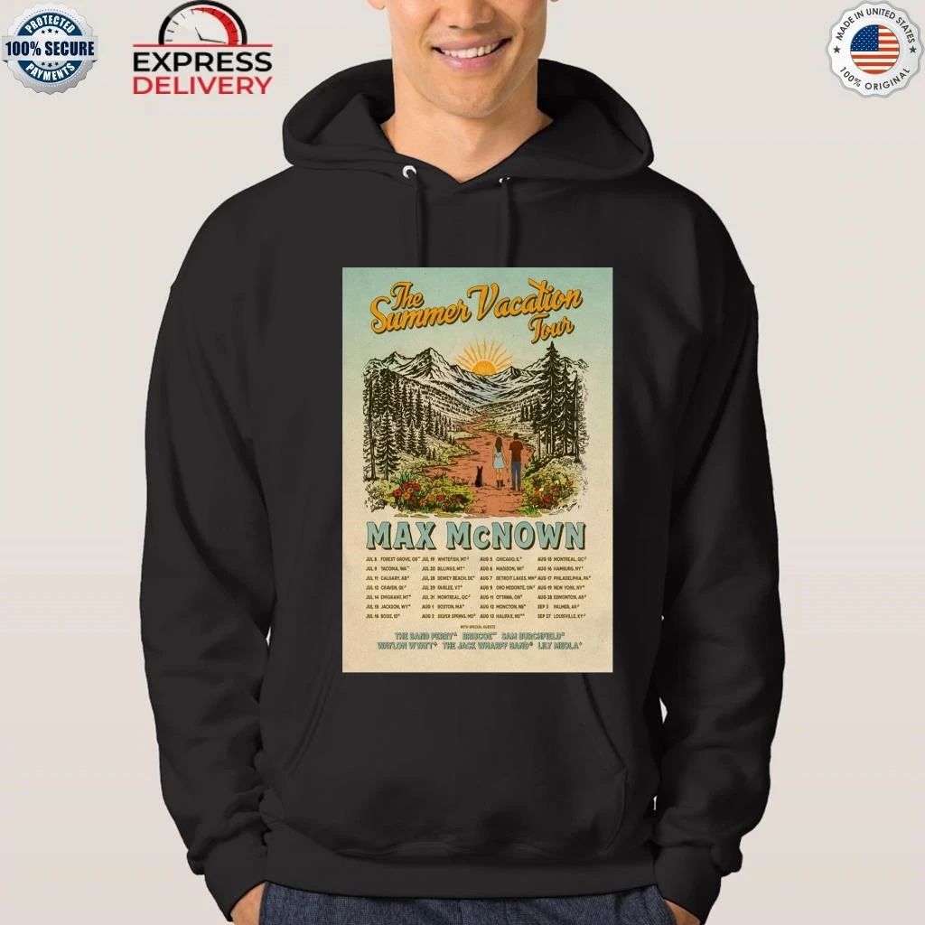 Max McNown The Summer Vacation Tour 2026 Shirt