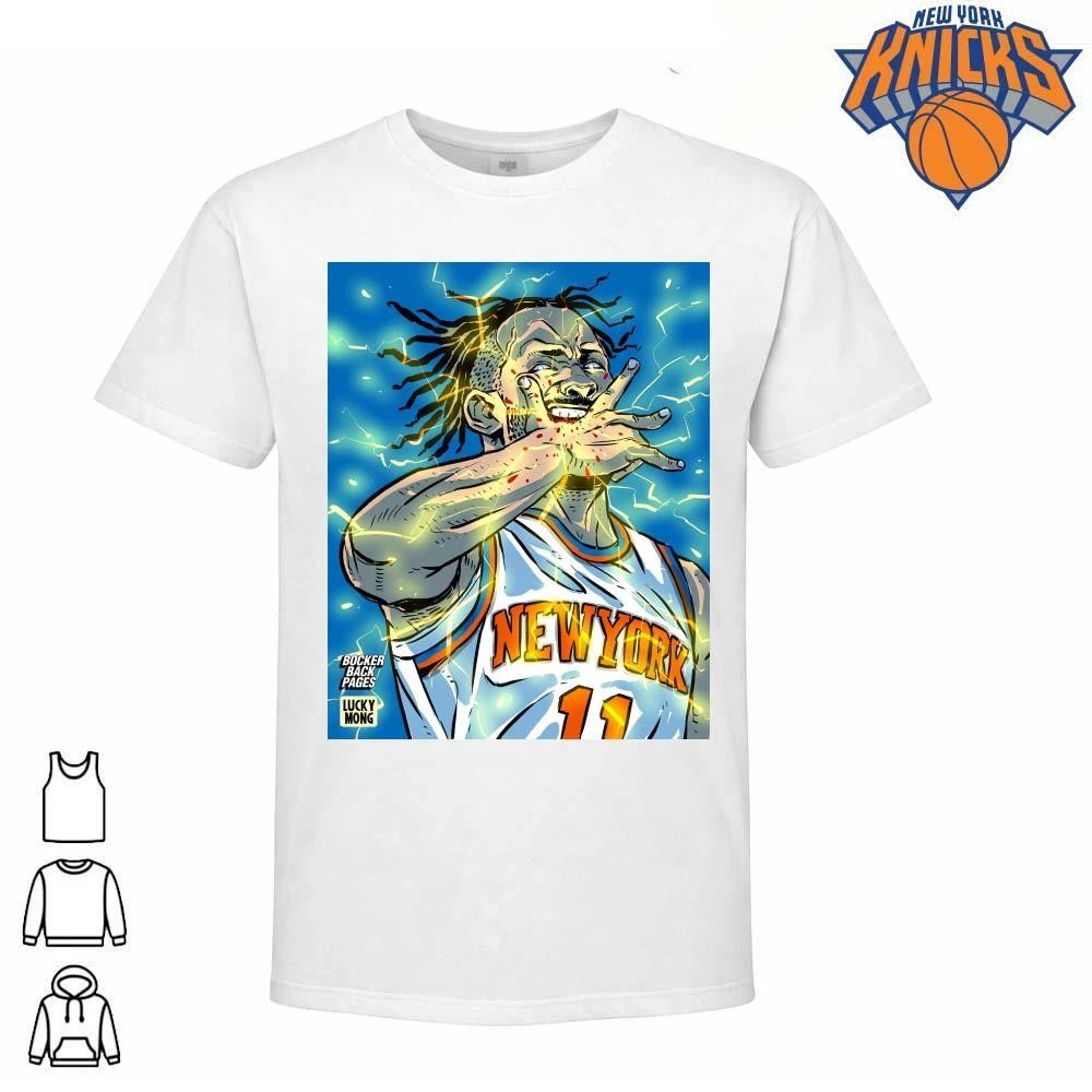 New York Knicks Jalen Brunson Lightning Anime NBA Finals 2026 Shirt