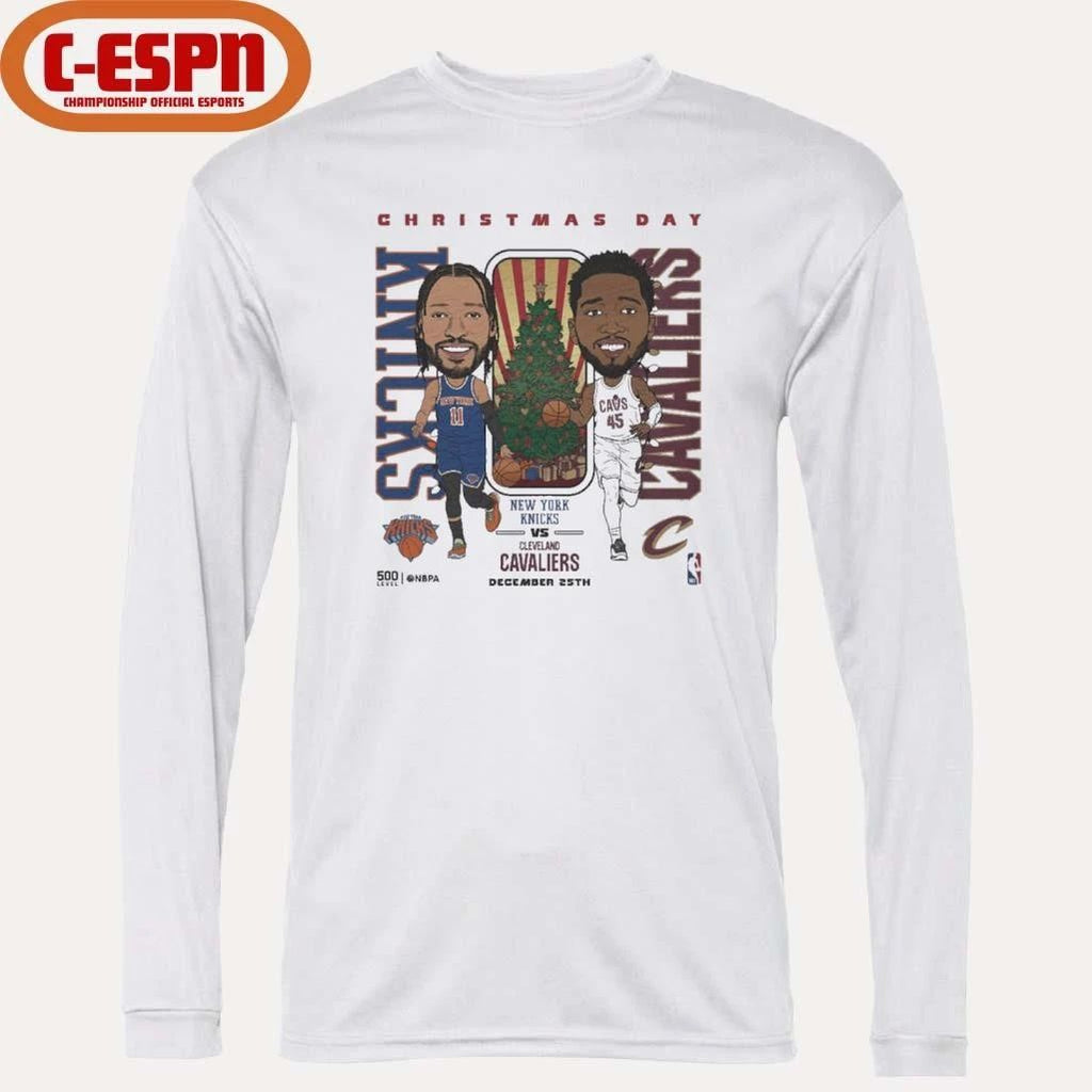 Jalen Brunson Vs Donovan Mitchell 2025 NBA Christmas Day Match Up Shirt