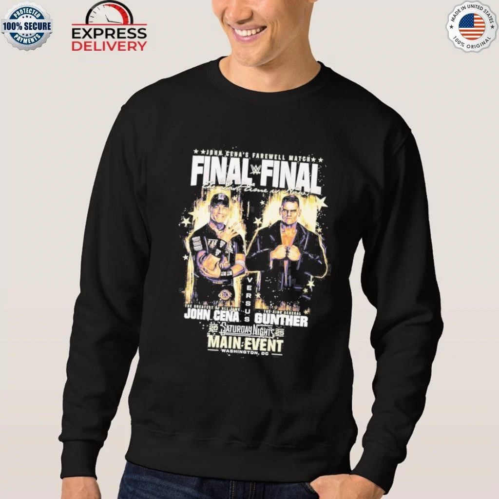 John Cena Saturday Night’s Main Event Final Match Cena vs Gunther 2025 Shirt