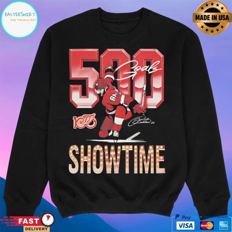 Patrick Kane Detroit 500 Goals Showtime T-shirt