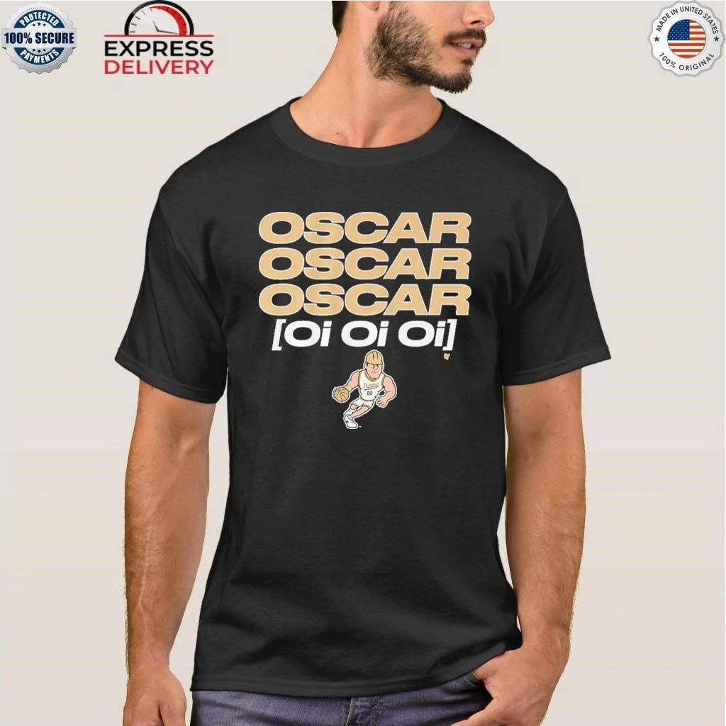 Purdue Basketball Oscar Cluff Oi Oi Oi Shirt