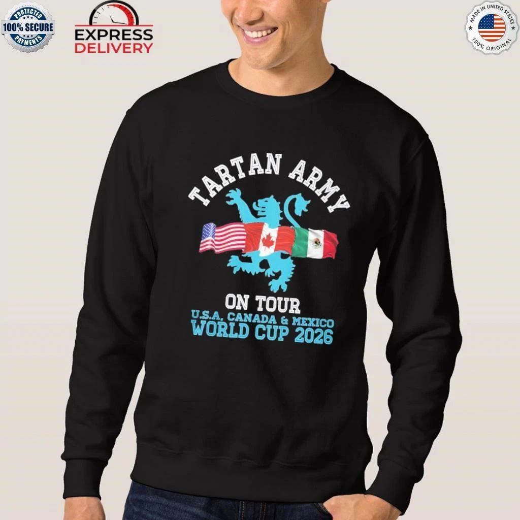 Tartan Army on Tour Scotland World Cup 2026 Shirt