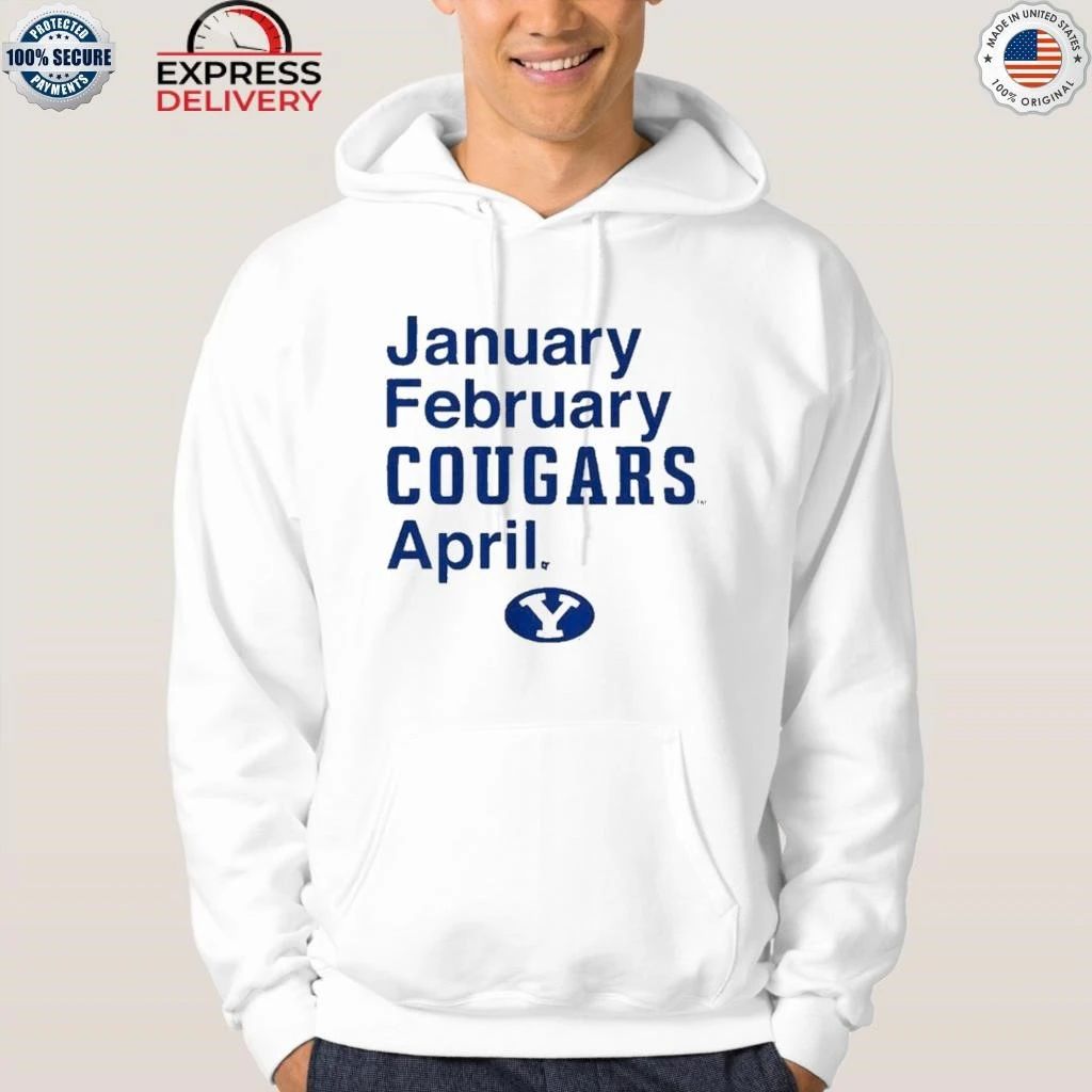 BYU Basketball January February Cougars April Shirt