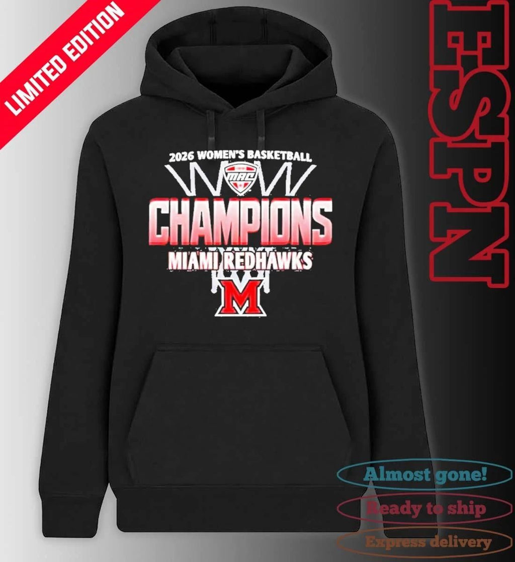 Miami RedHawks 2026 MAC Women’s Basketball Regular Season Champions Shirt