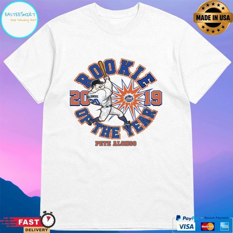 New York Mets Pete Alonso Rookie Of The Year 2019 T-shirt