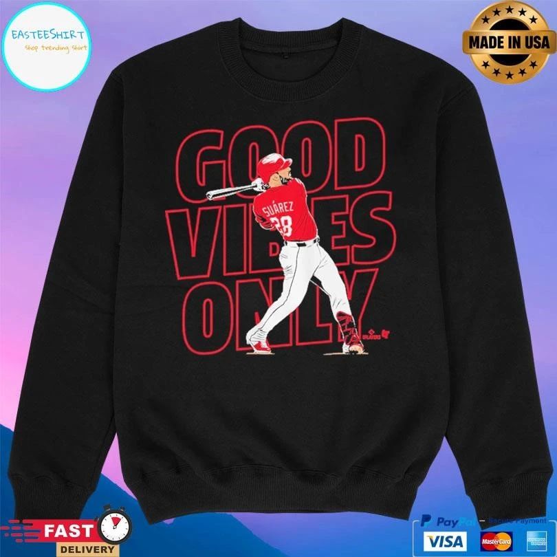 Eugenio Suarez Cincinnati Reds Good Vibes Only Cincinnati T-shirts