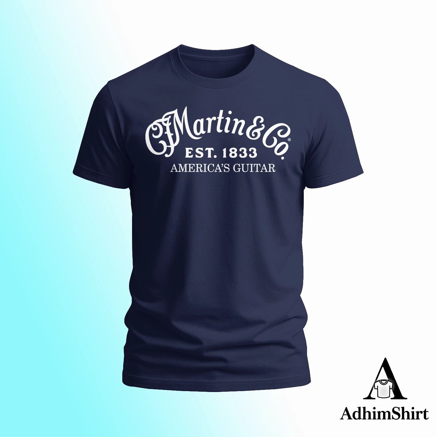 Martin & Co Guitars Logo Est. 1983 Logo FUNNY T-SHIRT S-5XL USA many colors