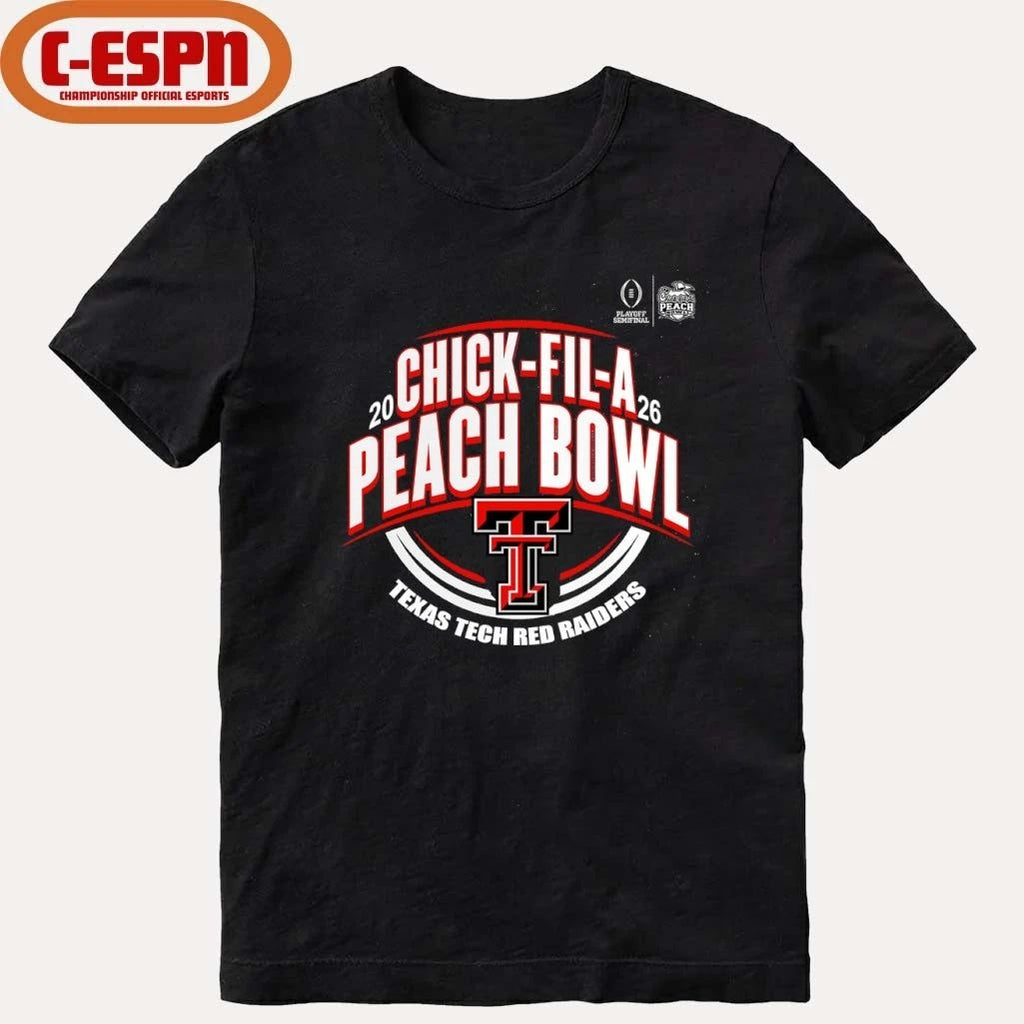 Texas Tech Football CFP Semifinal At The Peach Bowl 2026 T-Shirt