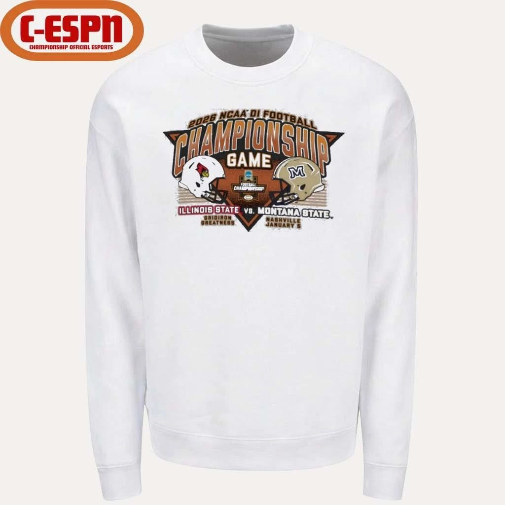 Montana State vs. Illinois State Football 2025 NCAA Division I FCS Football Championship Nashville T-Shirt