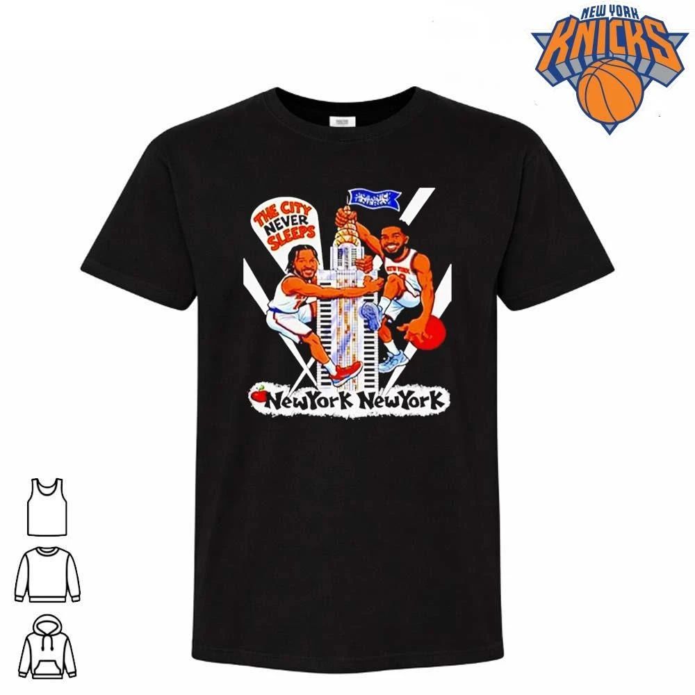 Jalen Brunson Karl Anthony Towns New York Knicks The City Never Sleeps NBA Finals 2026 shirt