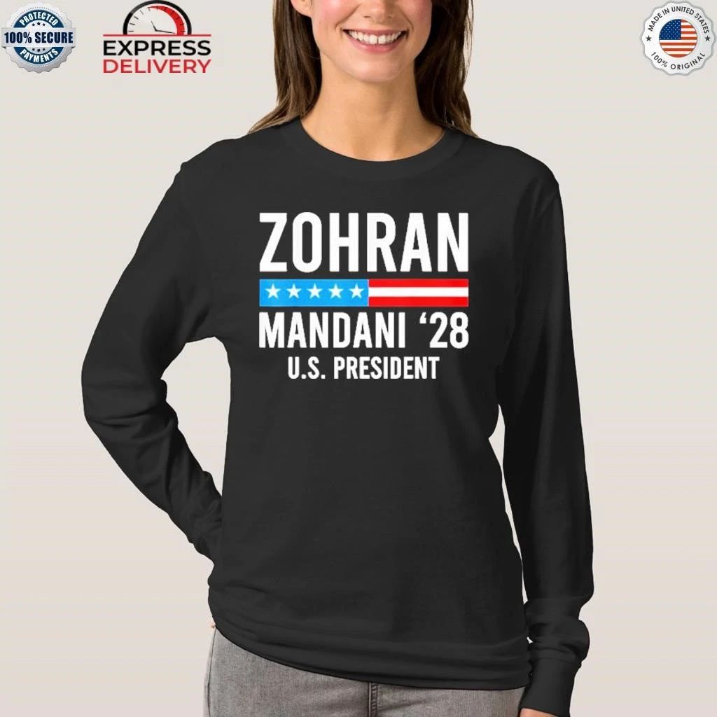 Zohran Mamdani 2028 U.S. President NYC Mayor Shirt