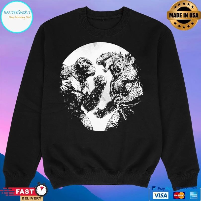 Kong And Godzilla Face Off T-shirt