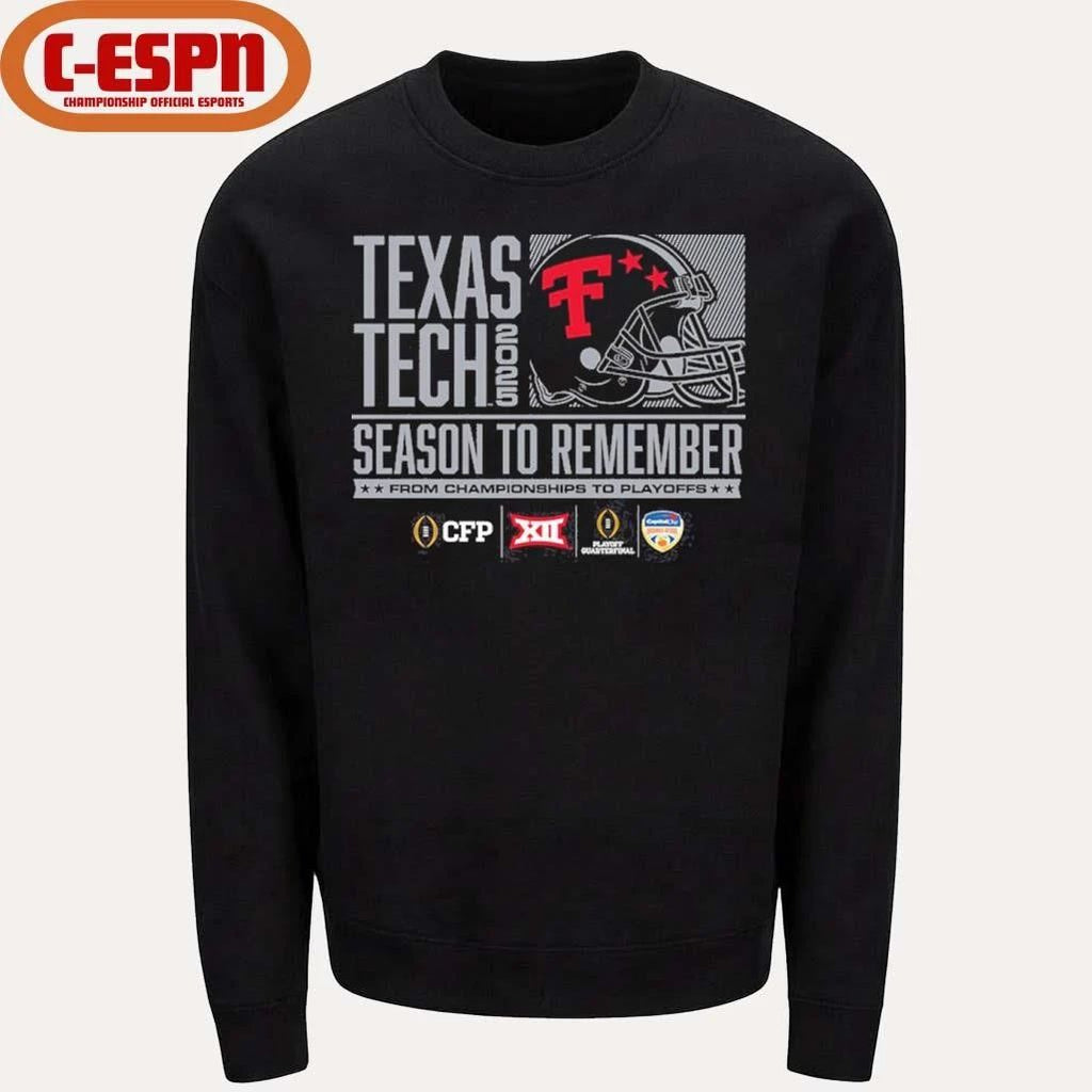 Texas Tech 2025 Football Season To Remember T-Shirt