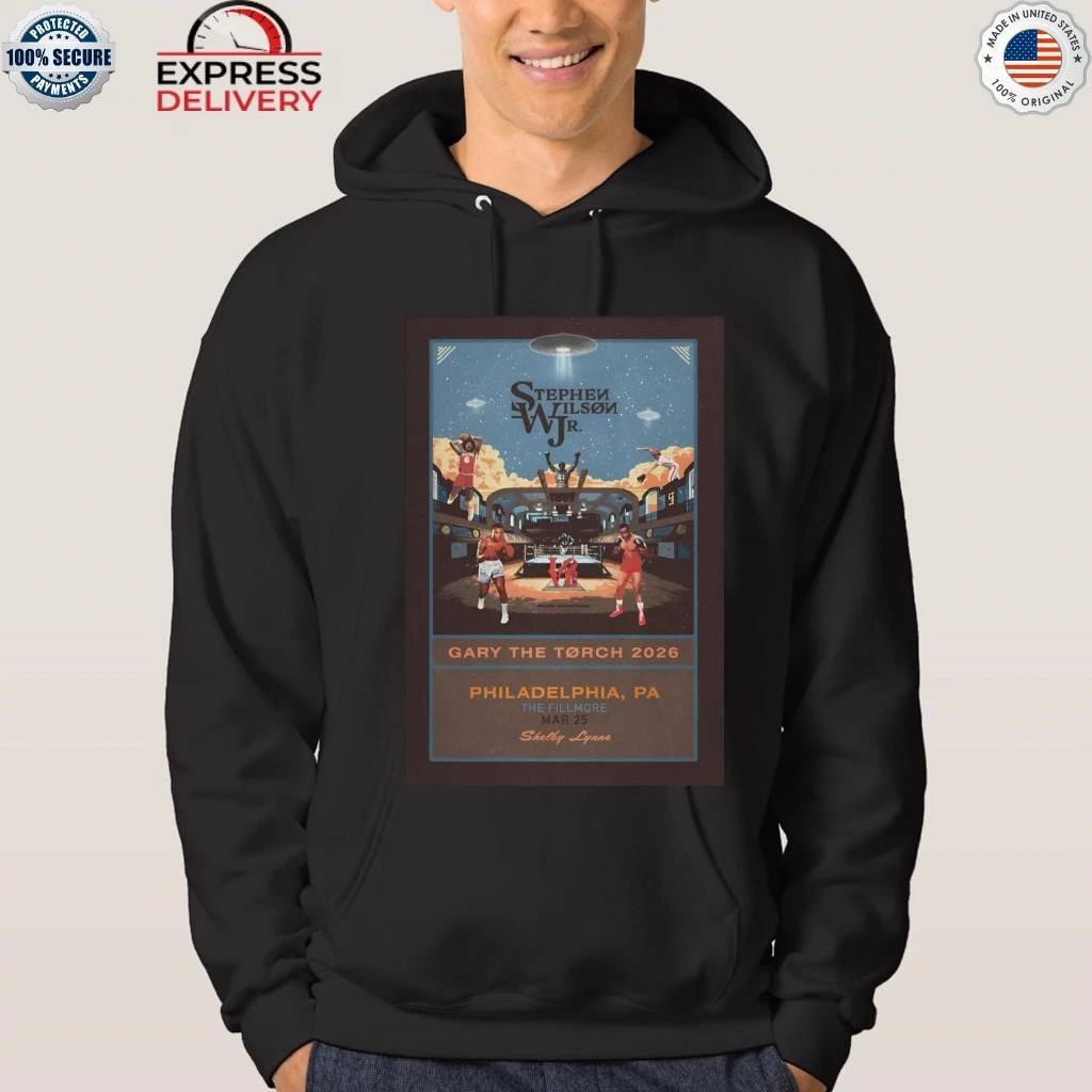Stephen Wilson JR. In Philadelphia PA On Mar 25 2026 Shirt