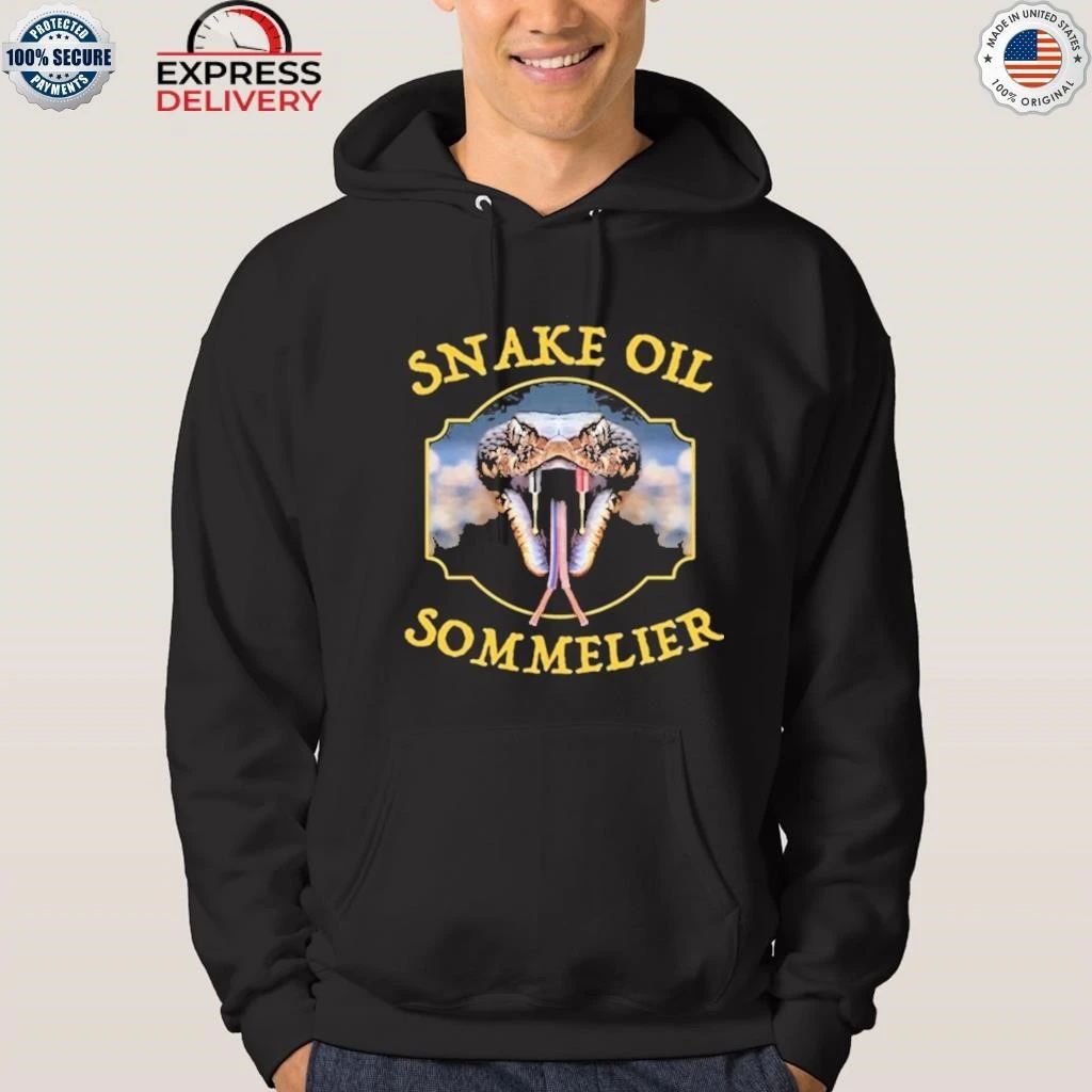 Snake Oil Sommelier Funny Snake Shirt