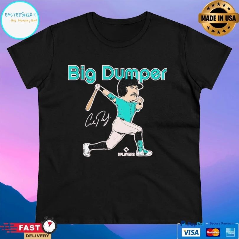 Cal Raleigh Seattle Mariners Mlb Big Dumper Signature T-shirts