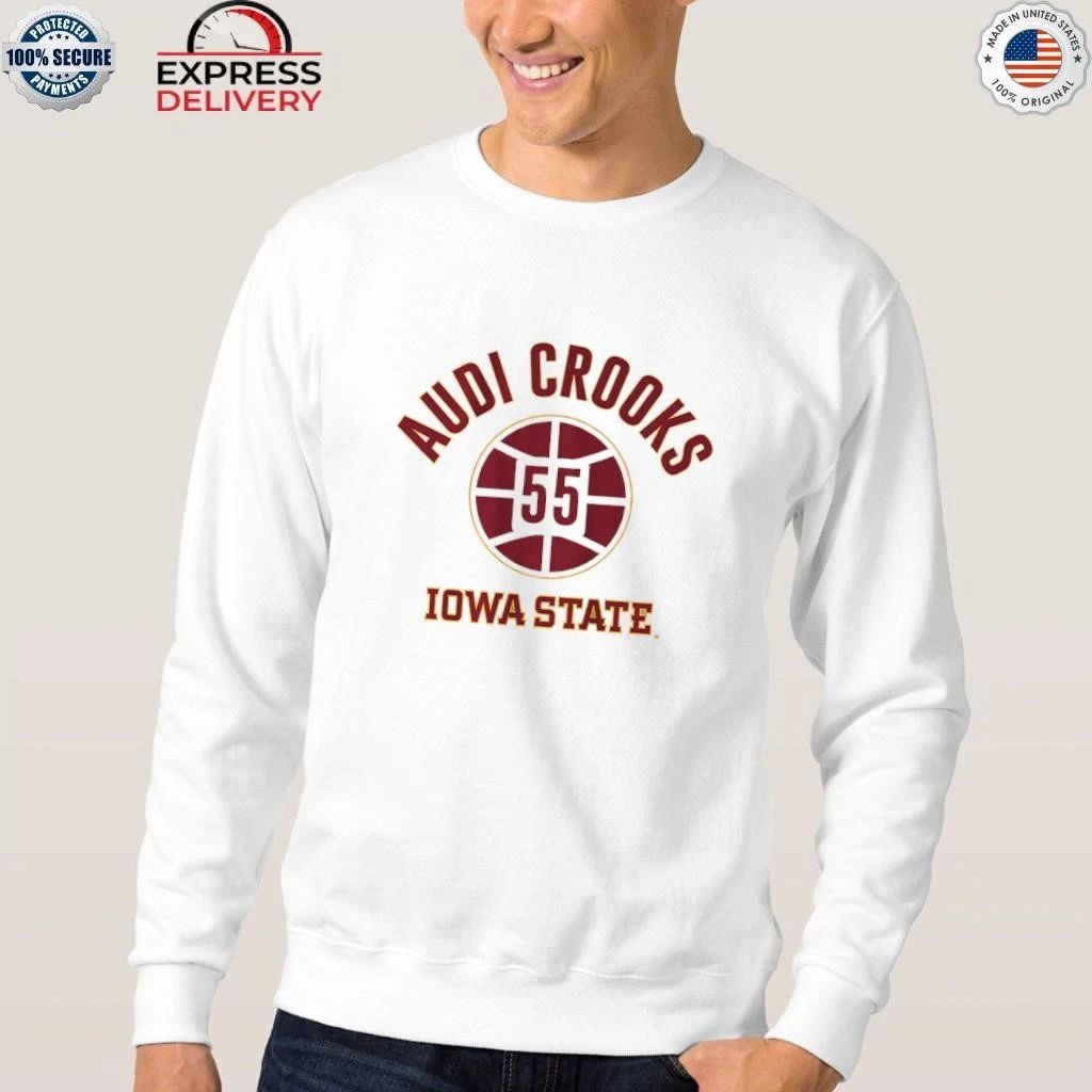 Iowa State Basketball Audi Crooks Name Number Ball Shirt
