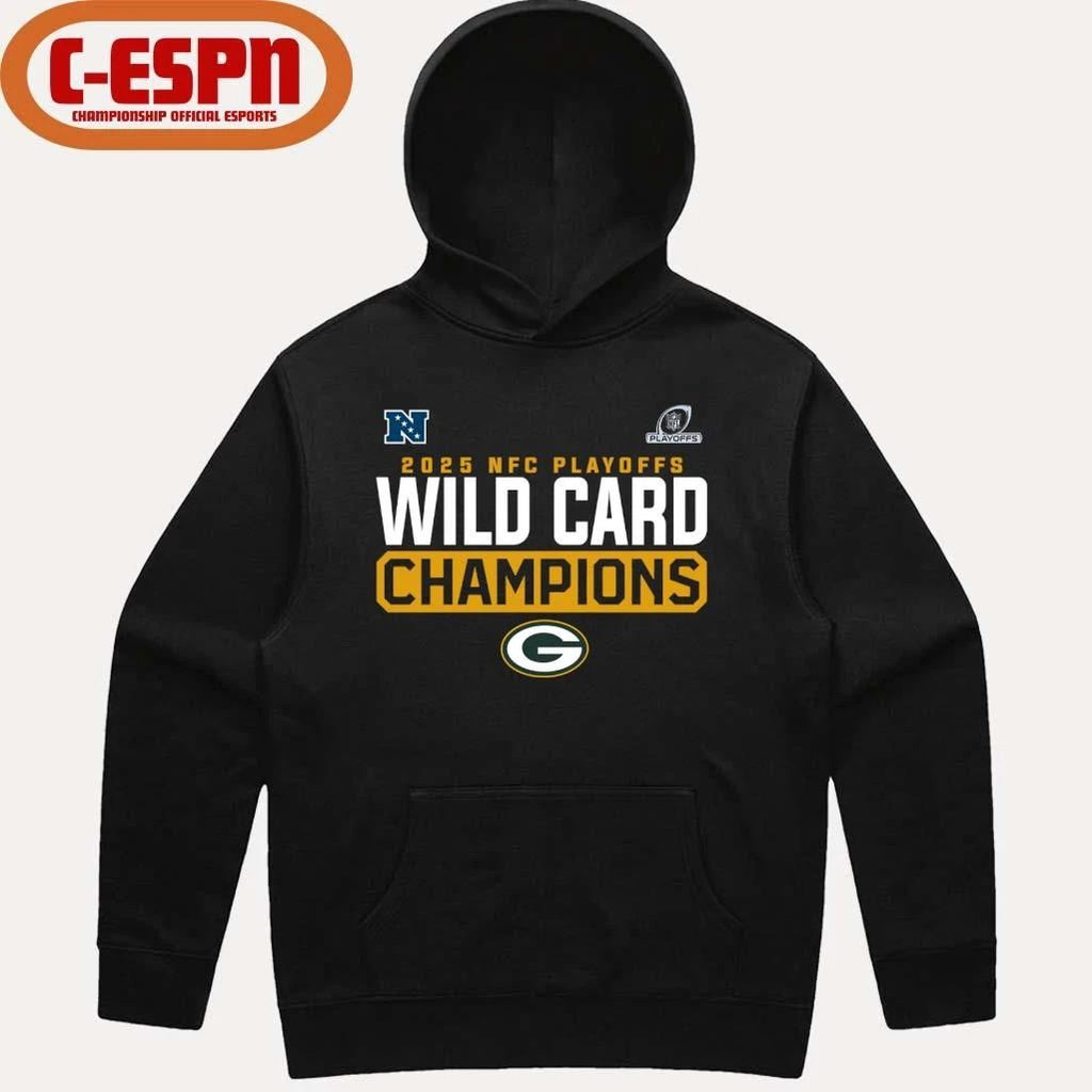 Green Bay Packers 2025-26 NFC Wild Card Playoffs Champions Shirt