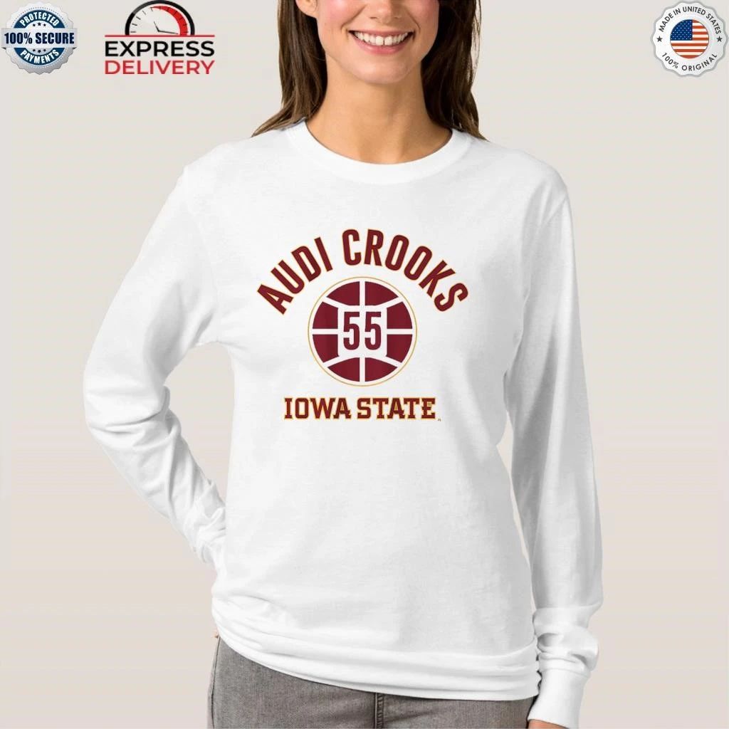 Iowa State Basketball Audi Crooks Name Number Ball Shirt