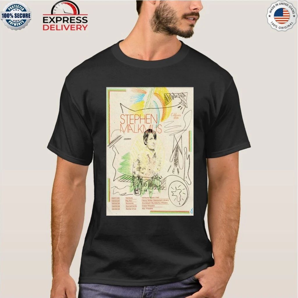 Stephen Malkmus California 2026 Tour Shirt