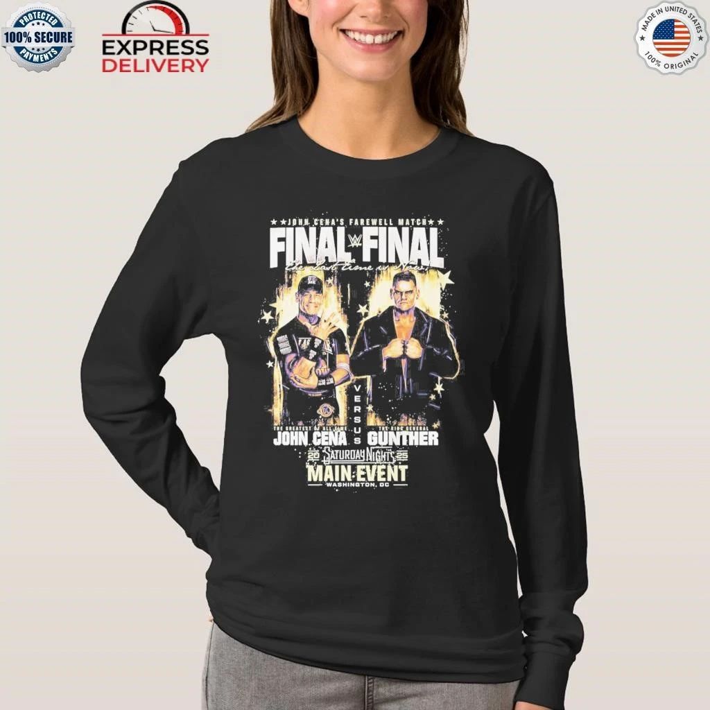 John Cena Saturday Night’s Main Event Final Match Cena vs Gunther 2025 Shirt