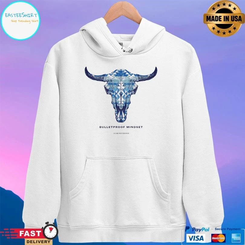 Bulletproof Mindset Luciano Western Wear Aztec Skull T-shirts
