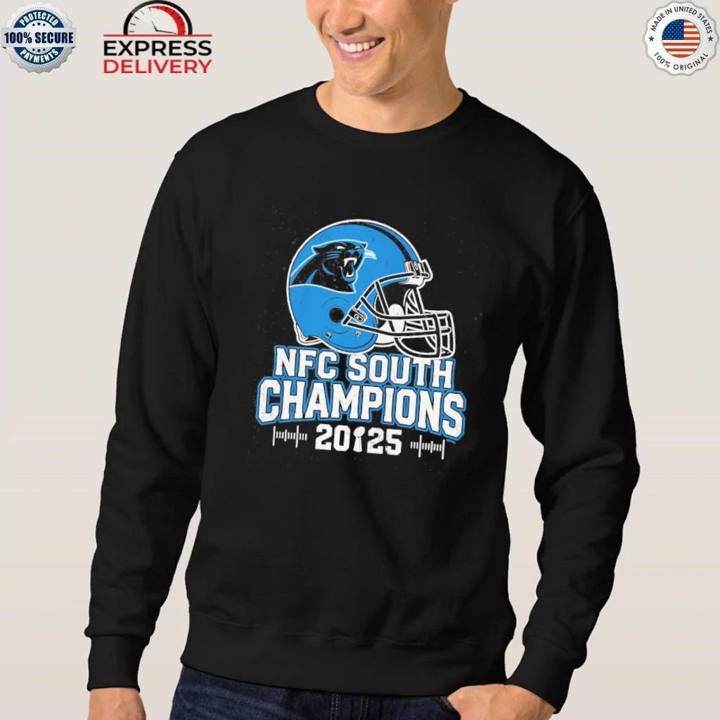 Carolina Panthers NFC South 2025 Champions Shirt