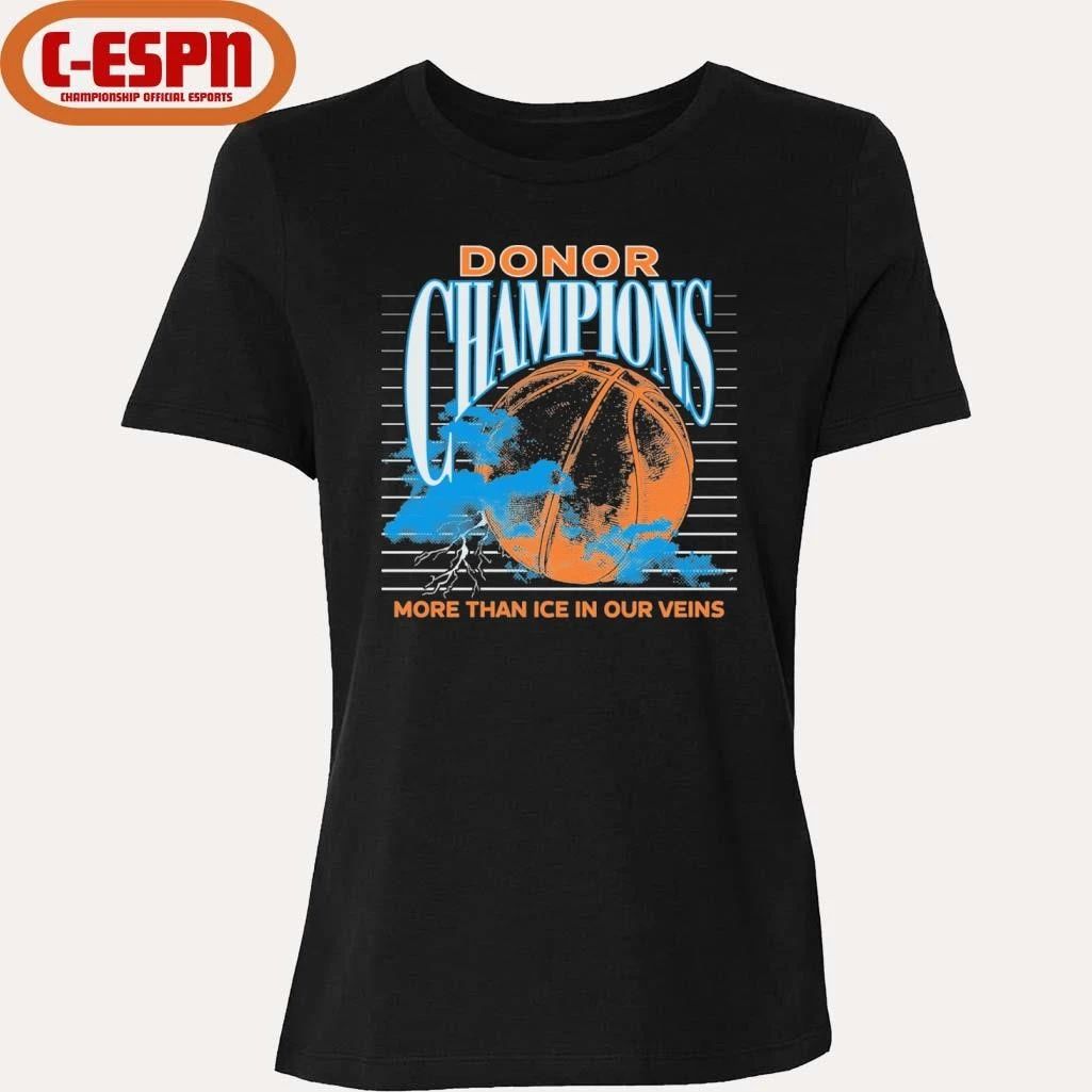 Donor Champions Take the Court Shirt