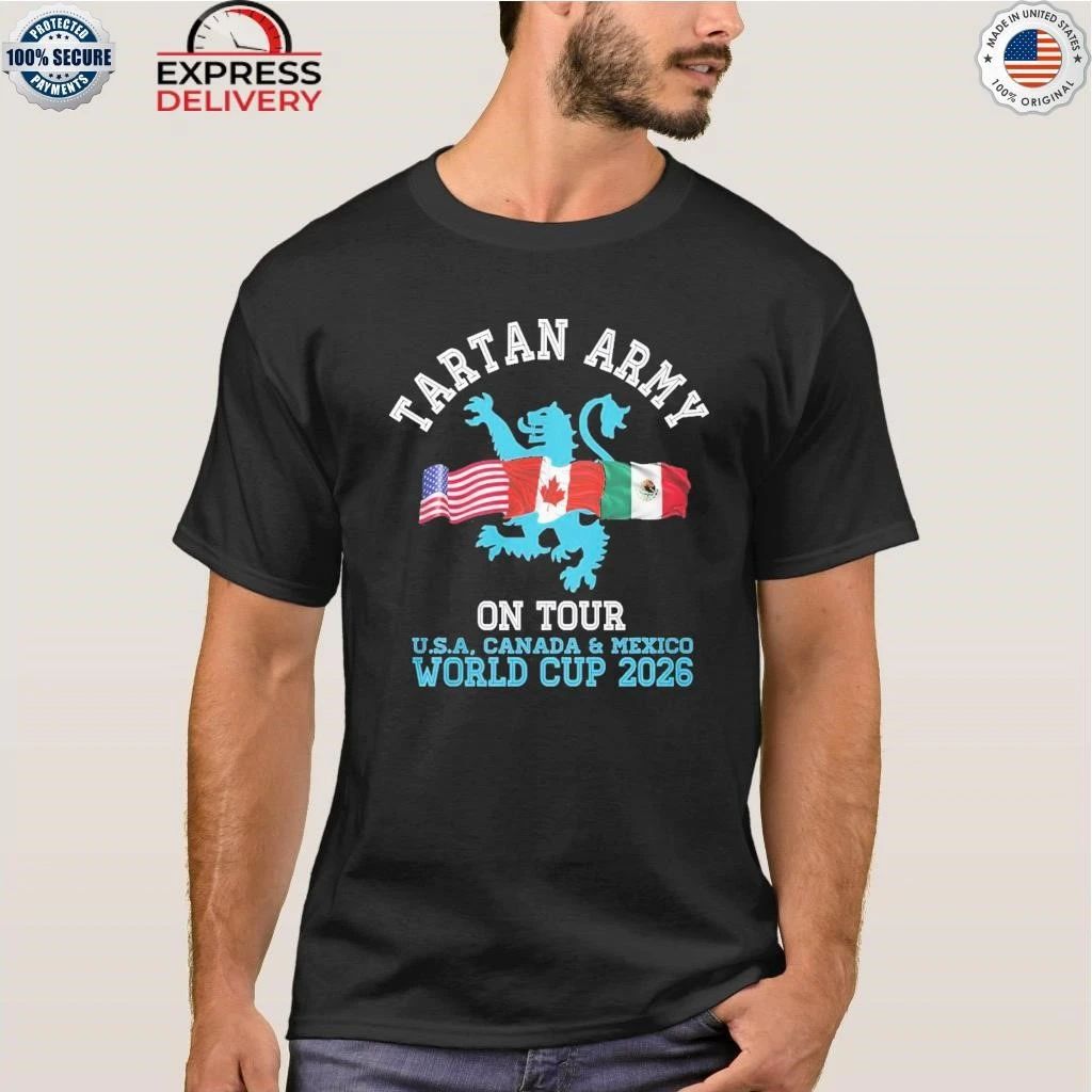 Tartan Army on Tour Scotland World Cup 2026 Shirt
