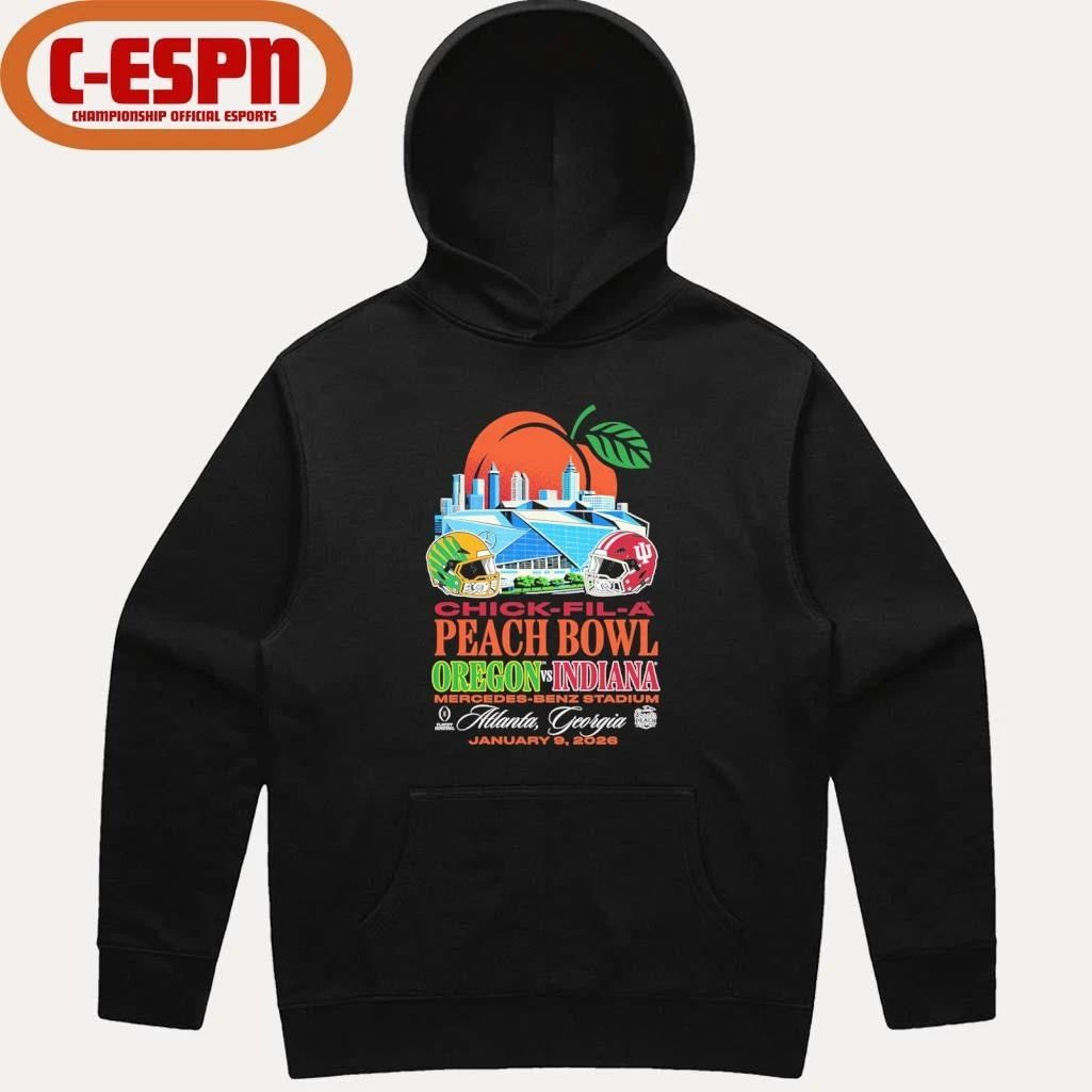 Chick-Fil-A Peach Bowl IU Vs Oregon Mercedes-Benz Stadium T-Shirt