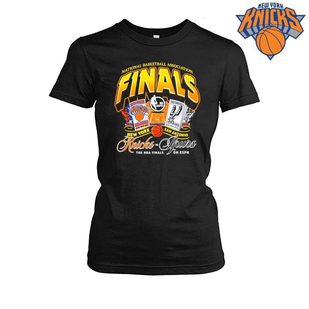 NBA Finals 2026 Game 1 New York Knicks vs San Antonio Spurs National Basketball Association Bootleg Vintage Retro Graphic T Shirt