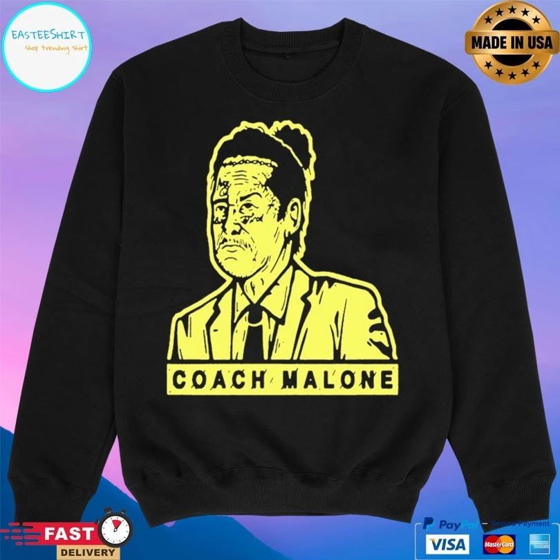 Coach Malone Funny Michael Malone North Carolina Tar Heels T-shirt