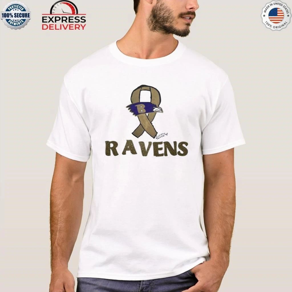 Baltimore Ravens Sunny Rose Ribbon Strong 2025 Shirt