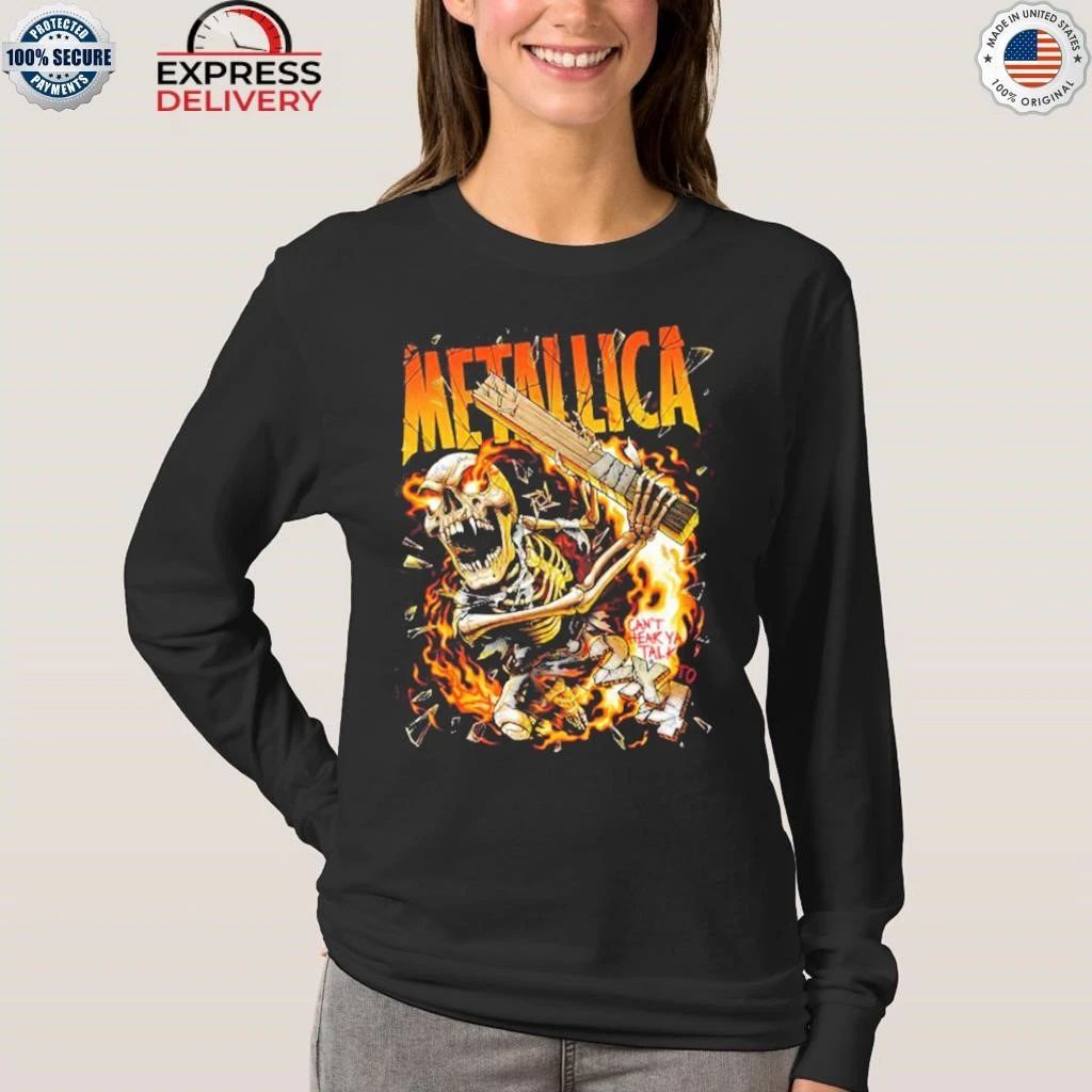 Metallica 2×4 Load I Can’t Hear Ya Talk To Art By Andrew Cremeans Shirt