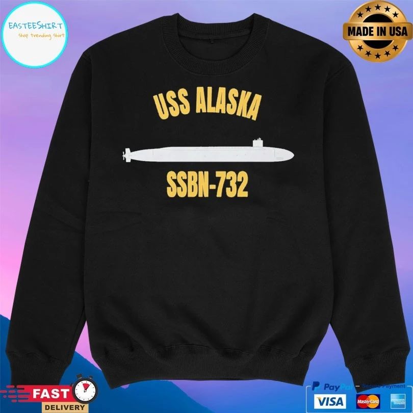USS Alaska SSBN-732 Classic Navy T-shirt