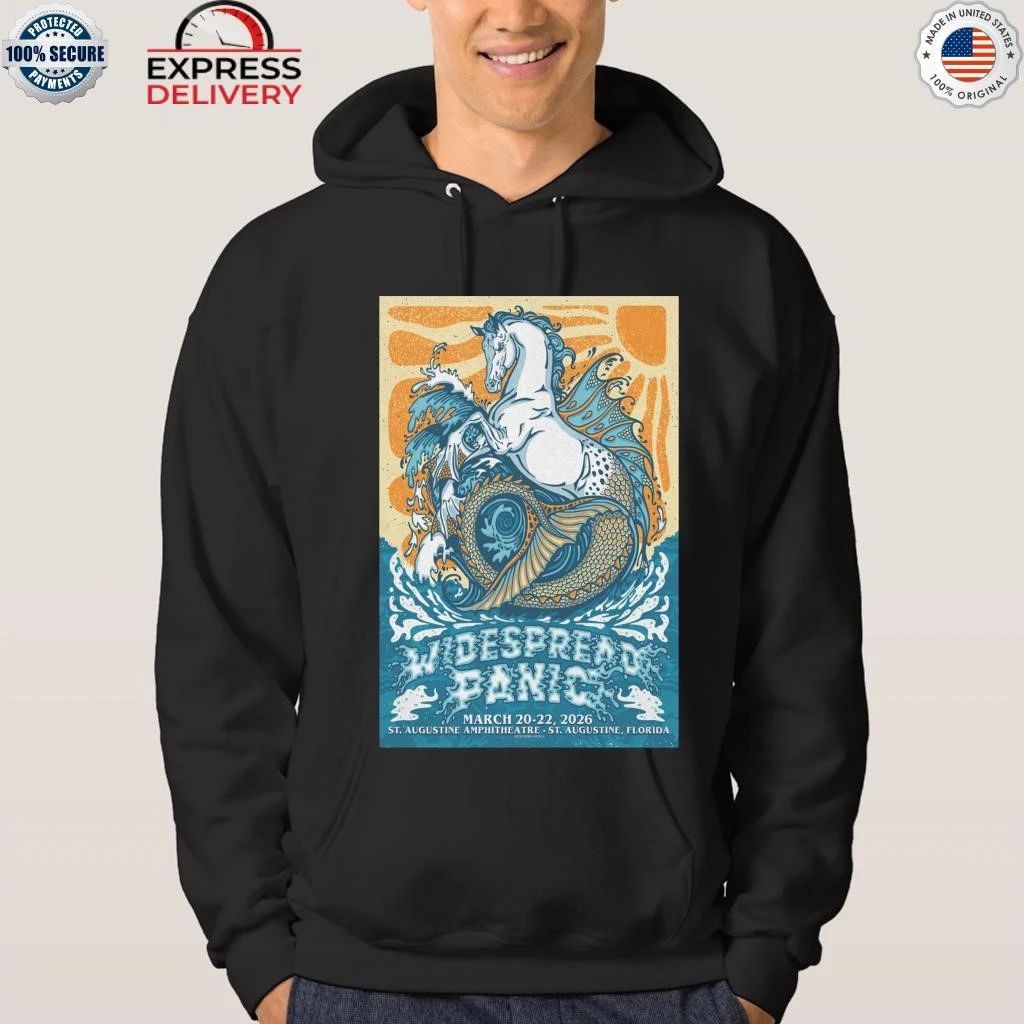 Widespread Panic at the St Augustine Amphitheatre in Saint Augustine, FL Mar 20-22, 2026 Shirt
